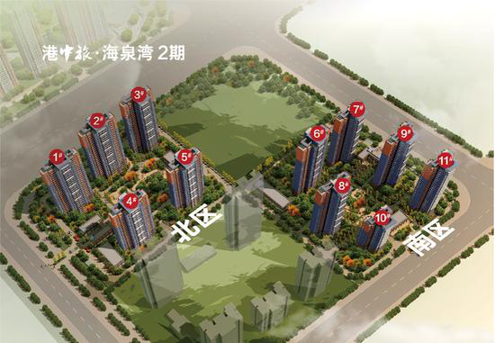 港中旅·海泉灣二期新品主打改善 面積區間88-140㎡在(zài)售